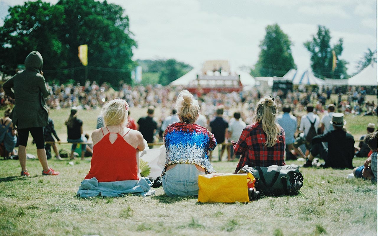 People on festival